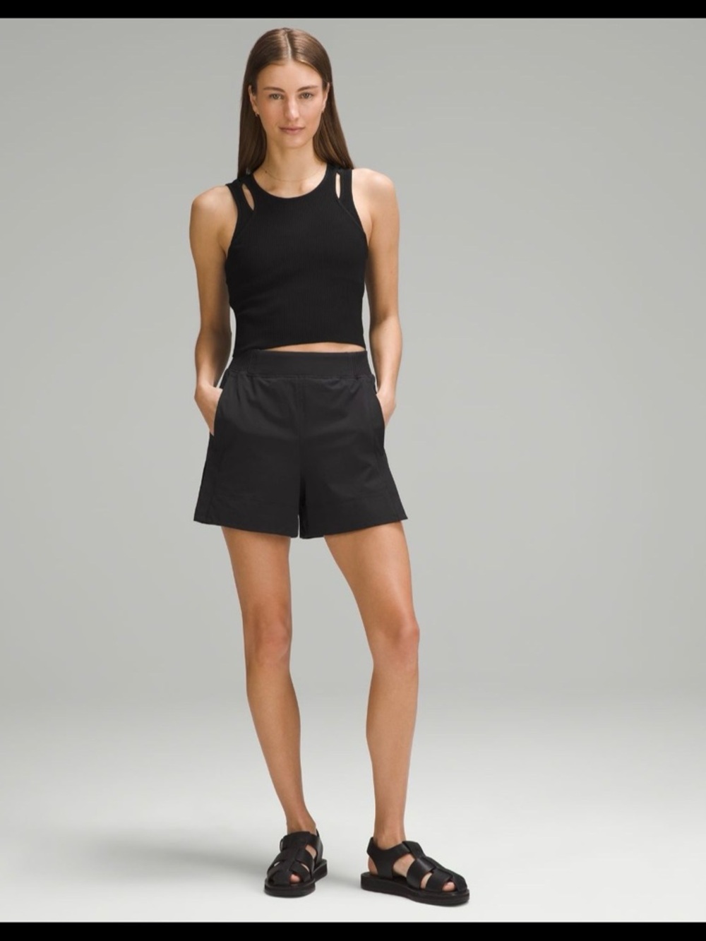 NWT Lululemon Stretch Woven Relax-Fit High-Rise Shorts 4”